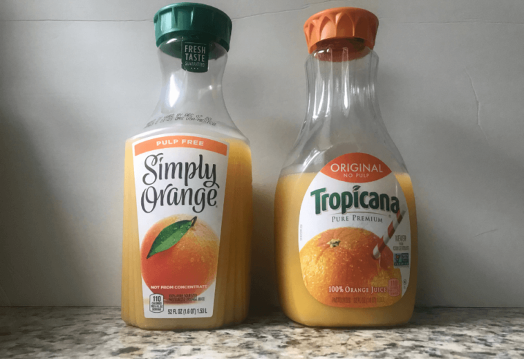 What's better Tropicana or simply orange?