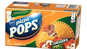 What's in a deluxe pizza pop?