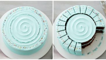 What's the best way to cut a round cake?