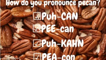What's the correct pronunciation of pecan?