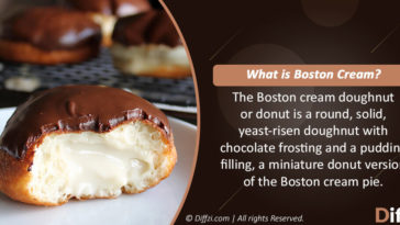 What's the difference between Boston cream and Bavarian cream?