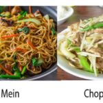What's the difference between chop suey and chicken chow mein?