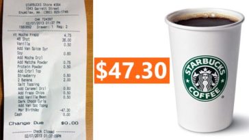 What's the most expensive Starbucks drink?