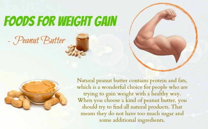 When should I eat peanut butter to gain weight?