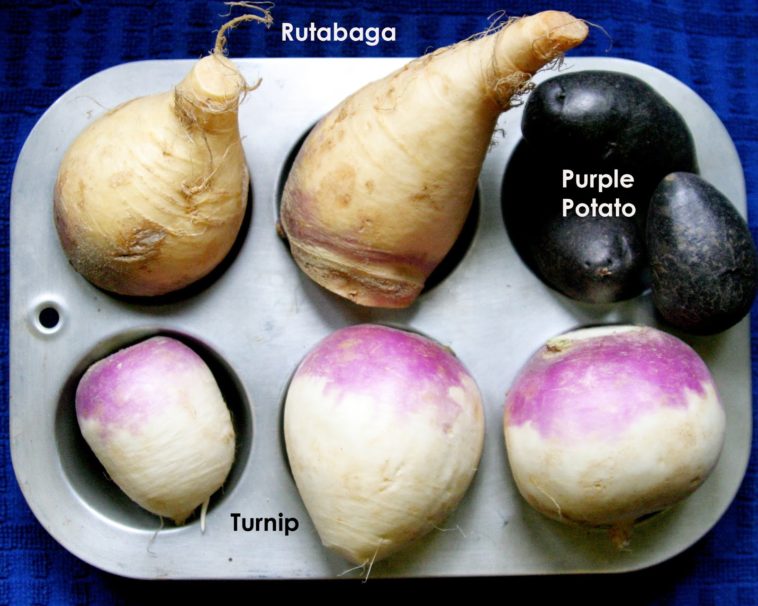 Which is healthier potato or rutabaga?