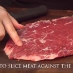 Which is used to cut along the grain?