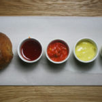 Which sauces are used in burger?