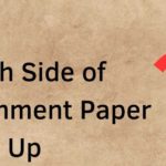 Which side of parchment paper goes up?