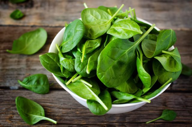 Which spinach is good for eyes?