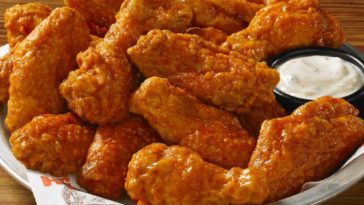 Which wings are not breaded?