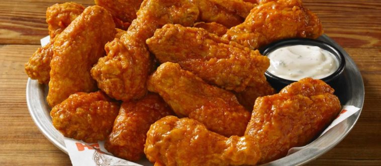 Which wings are not breaded?