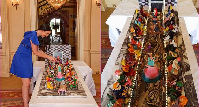 Who made the 75 million dollar cake?