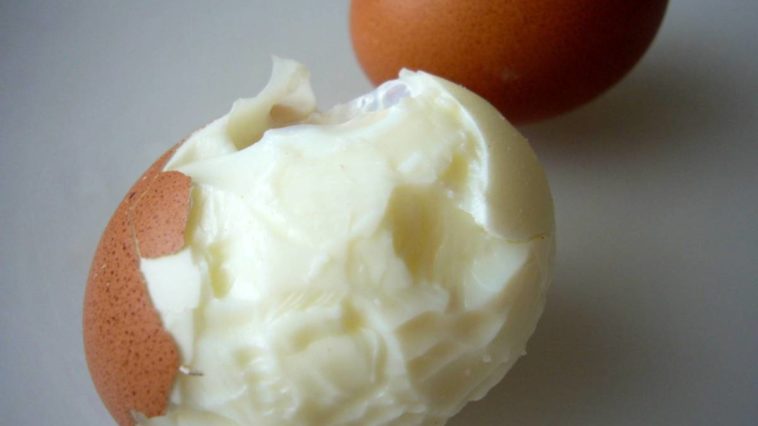 Why are my hard boiled eggs so hard to peel?