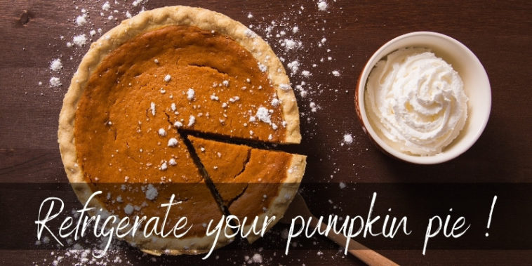 Why are store-bought pumpkin pie not refrigerated?