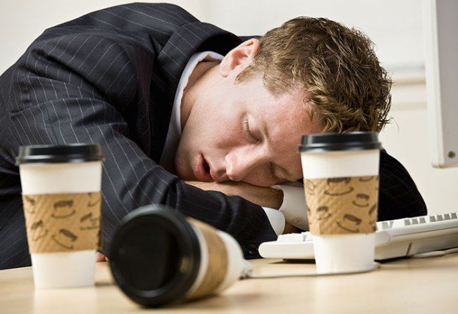 Why do I get sleepy after drinking coffee?