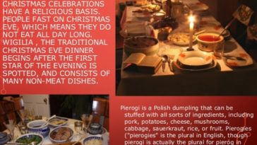 Why do polish not eat meat on Christmas Eve?