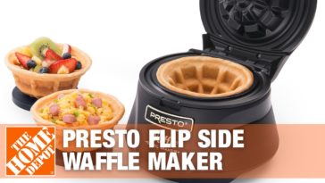 Why do waffle makers need to flip?