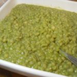 Why do you put bicarbonate of soda in mushy peas?