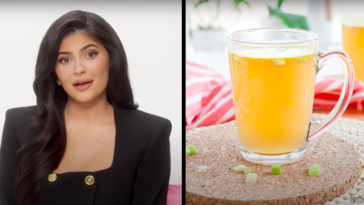 Why does Kylie drink bone broth?