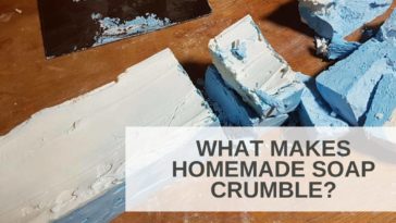 Why does my homemade soap crumble when I cut it?