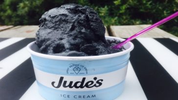 Why is coconut icecream black?