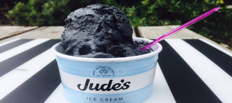 Why is coconut icecream black?