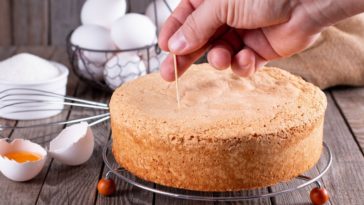 Why is my pound cake wet in the middle?