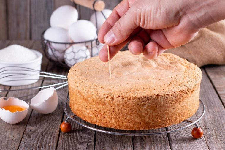 Why is my pound cake wet in the middle?