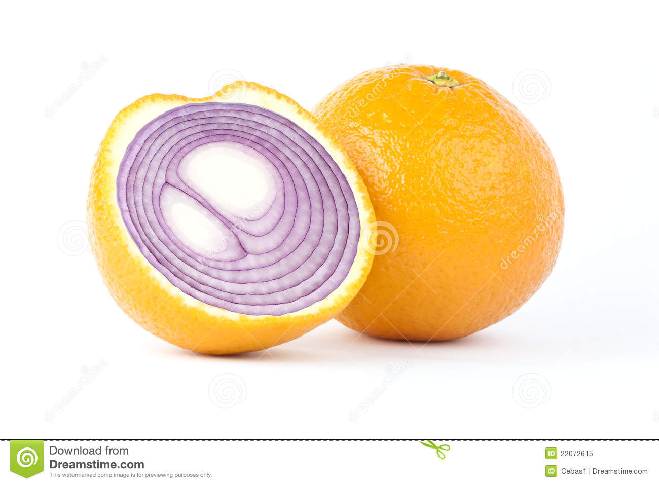 Why is my yellow onion purple inside?