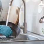 Why you should never wash a hot pan in water?