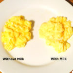 Why you shouldn't put milk in scrambled eggs?