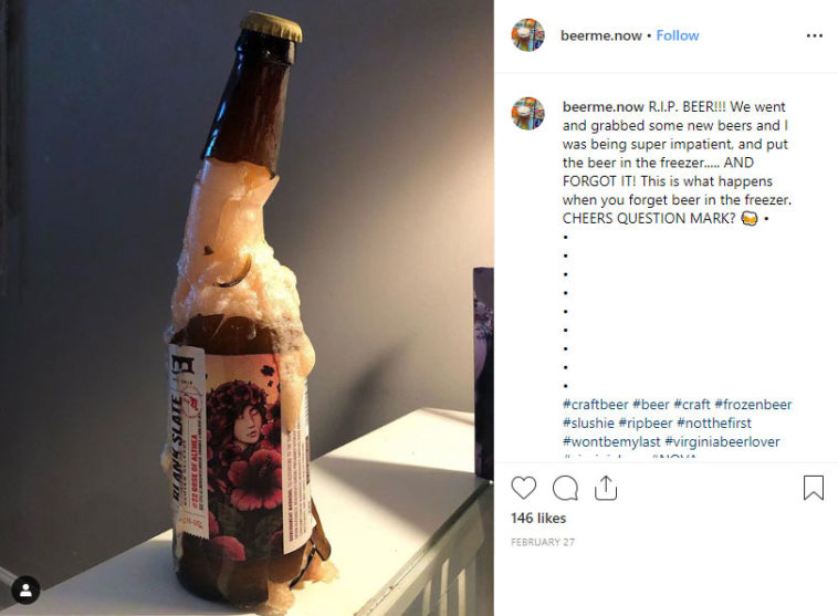 Will a frozen bottle of Champagne explode?