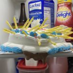 Will an ice cream cake melt in the fridge?