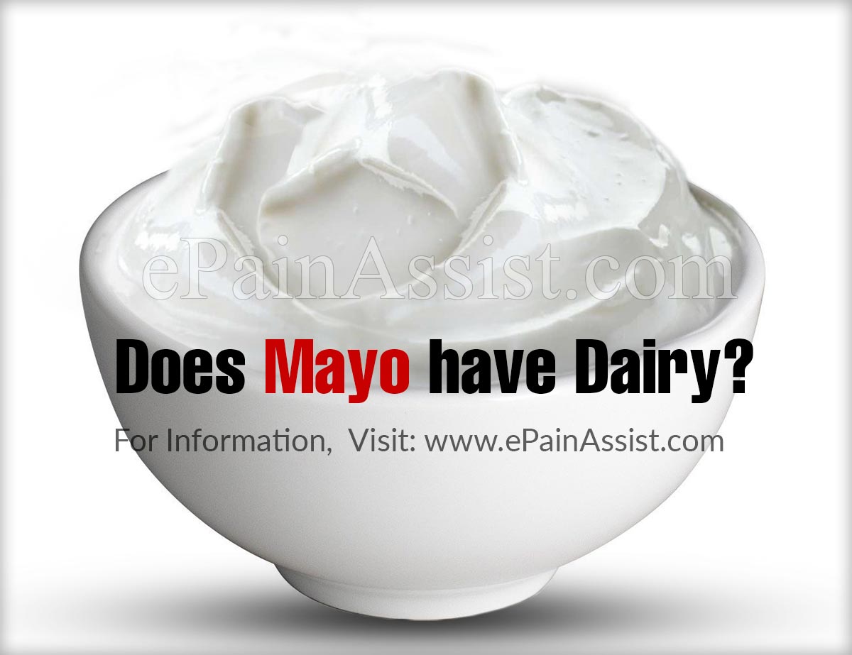 Does mayo have milk?