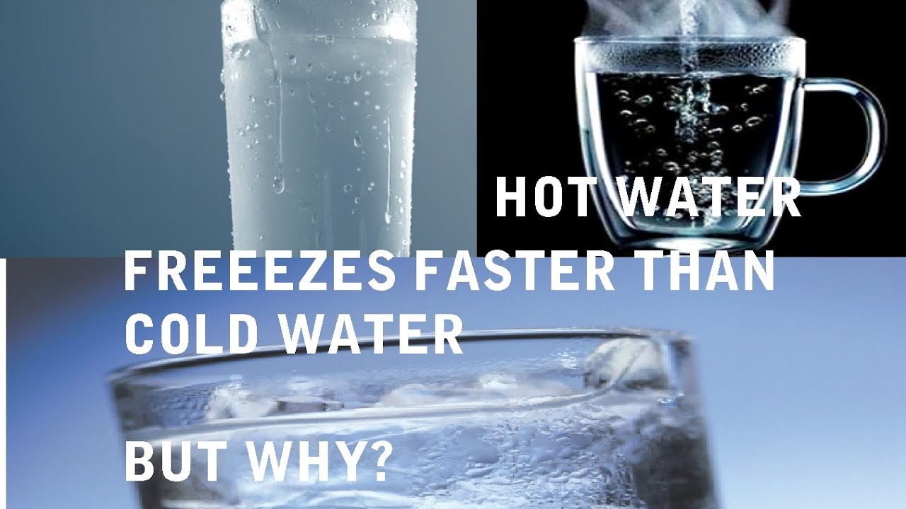 What freezes quicker hot or cold?