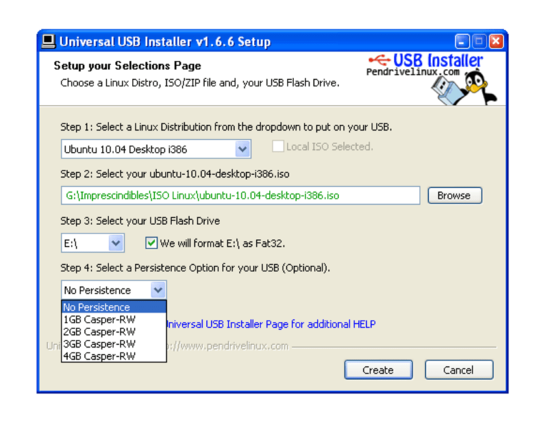 usb universal installer windows 10