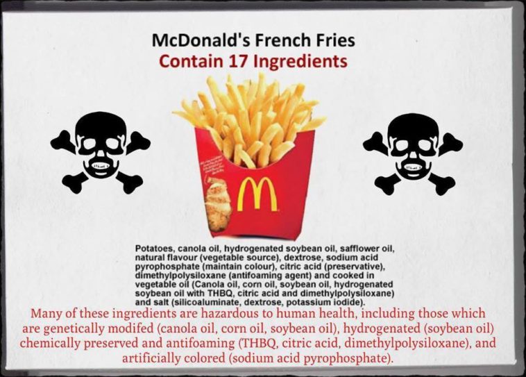 Are McDonald's fries poison?