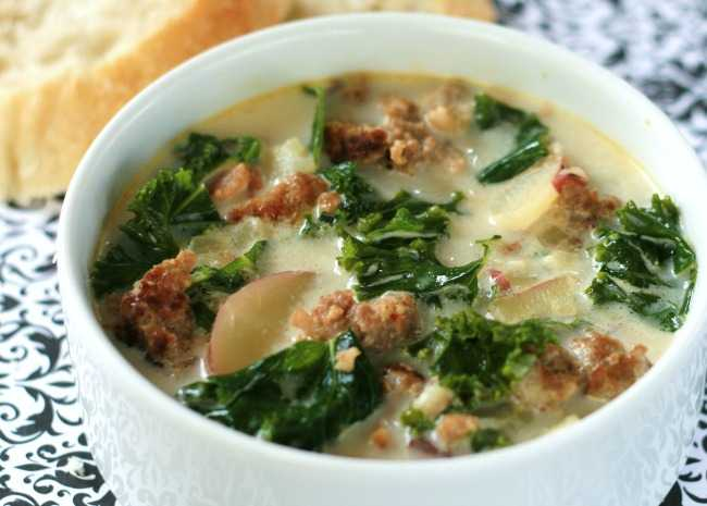 Are Olive Garden soups made fresh?