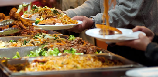 Can you go to a buffet by yourself?