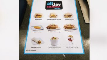 Can you only get breakfast at Mcdonalds in the morning?