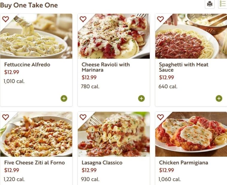 Does Olive Garden have 2 for $25?