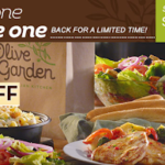 Does Olive Garden have buy one take one going on right now?