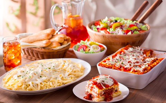 Does Olive Garden have family meals?
