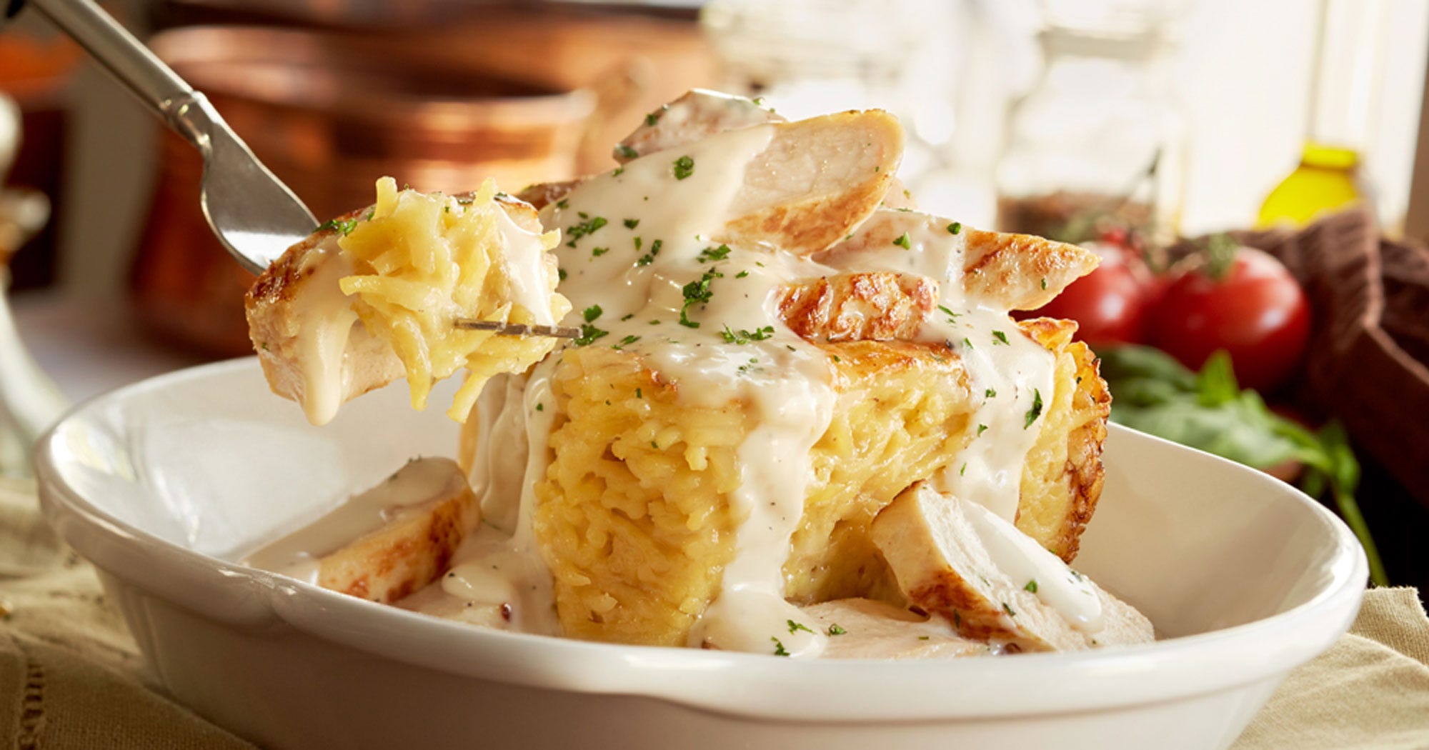 Olive Garden proposetil des spaghettis