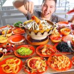 How can I eat a buffet without getting full?