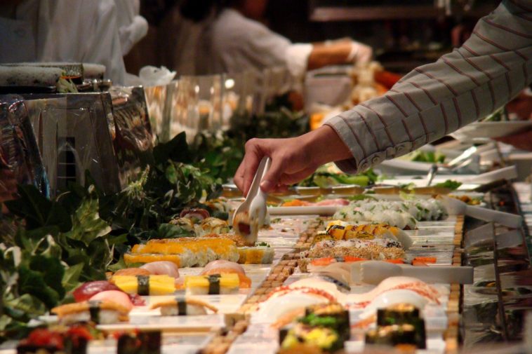 How can I eat as much as possible at a buffet?