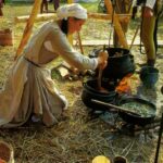 How did pilgrims cook their food?