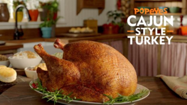 How does Popeyes make their turkey?