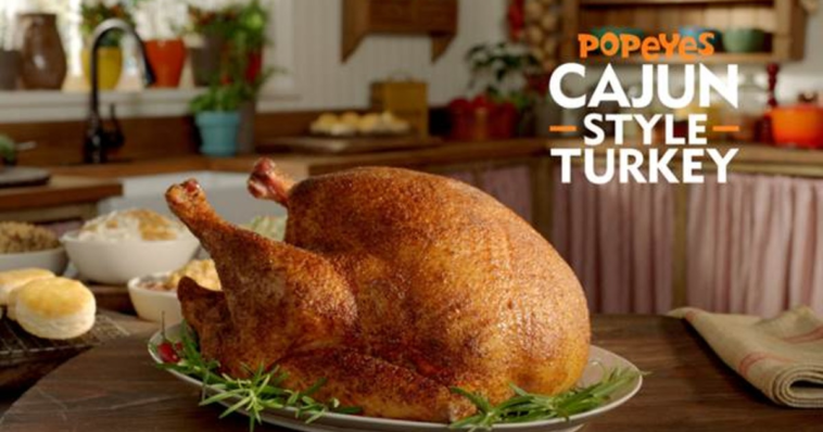 How does Popeyes make their turkey?
