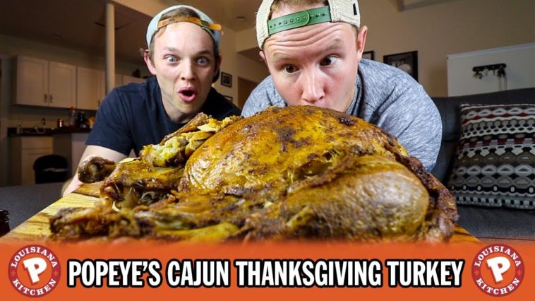 How long do you cook Popeyes Cajun turkey?